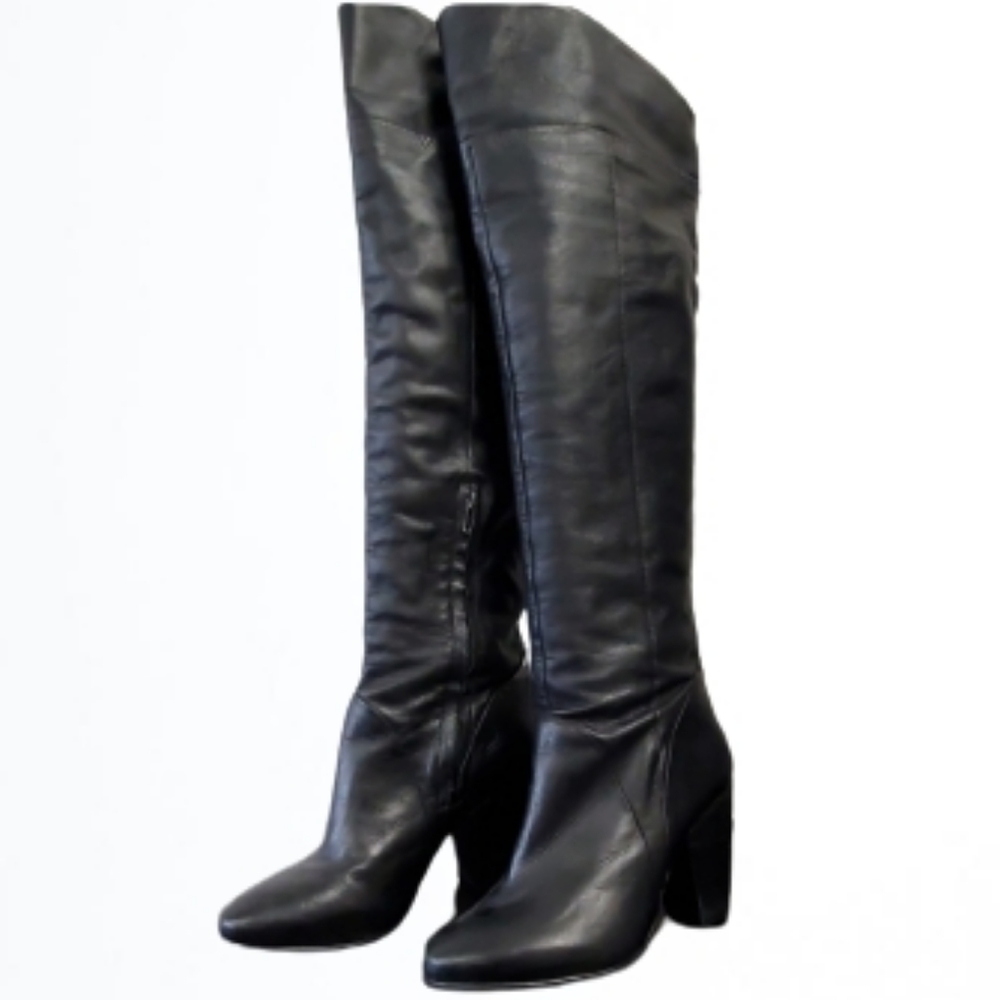 Arricci Brazilian leather over the knee boot. WS1